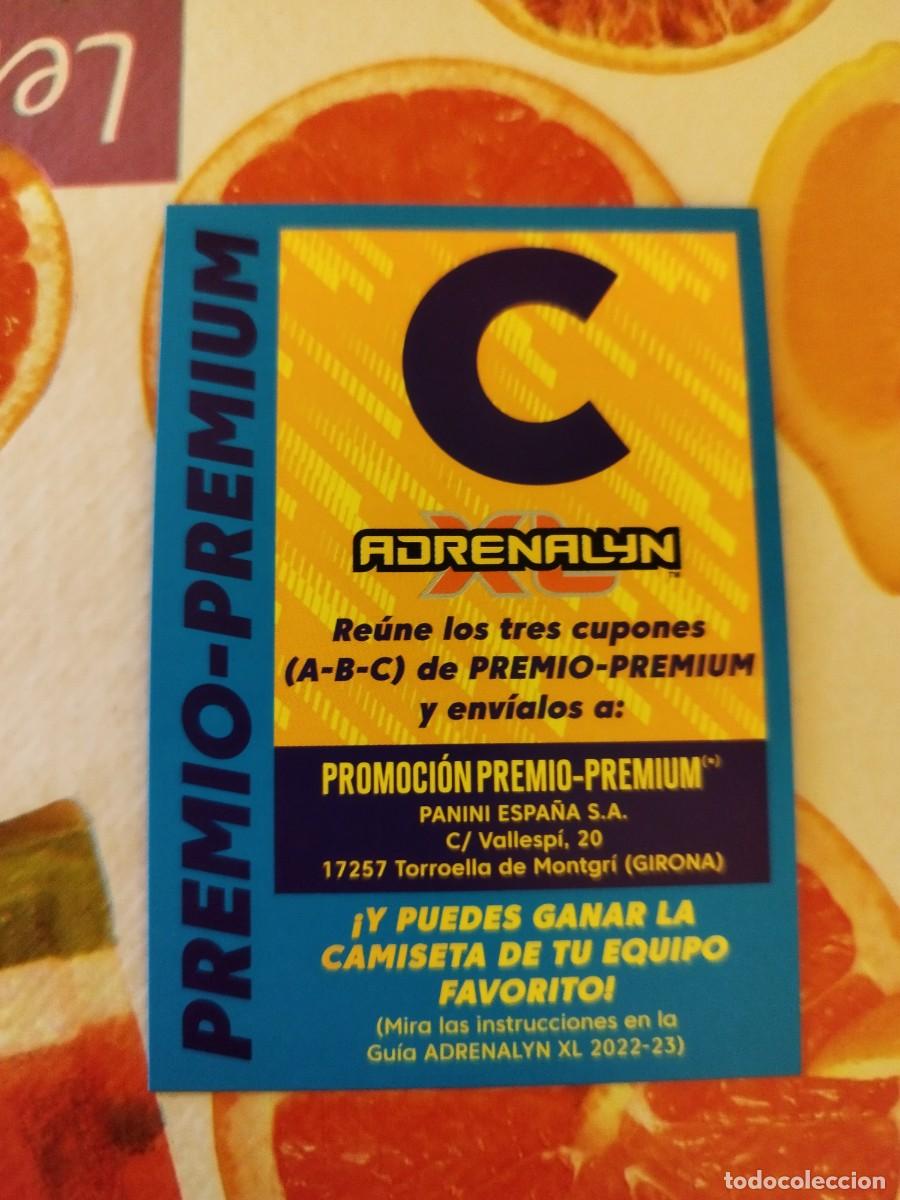 Football Stickers: PREMIO PREMIUM LETRA C ADRENALYN 2022 2023 22 23