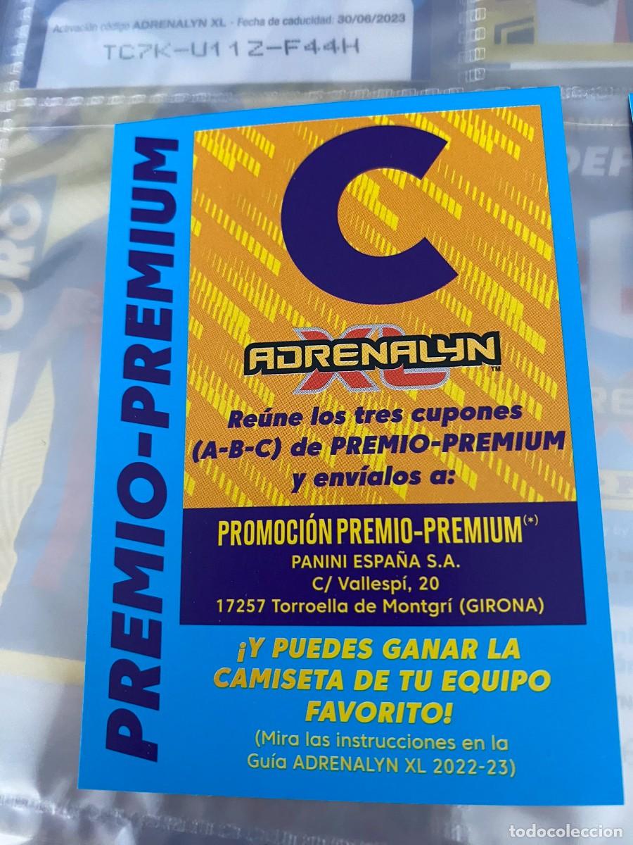 Fu&szlig;ball-Sticker: ADRENALYN XL 2022 2023 PREMIO - PREMIUM LETRA - C