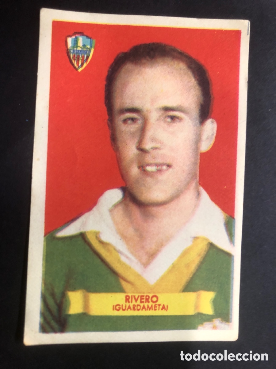 Fu&szlig;ball-Sticker: CROMO FUTBOL NUNCA PEGADO RIVERO LLEIDA 1949-1950 EDITORIAL BRUGUERA