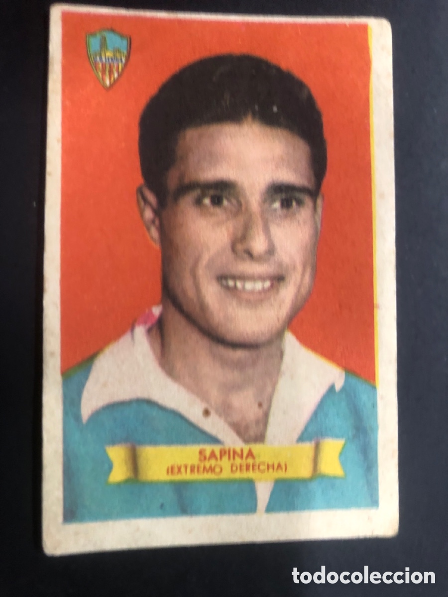Fu&szlig;ball-Sticker: CROMO FUTBOL NUNCA PEGADO SAPINA LLEIDA 1949-1950 EDITORIAL BRUGUERA