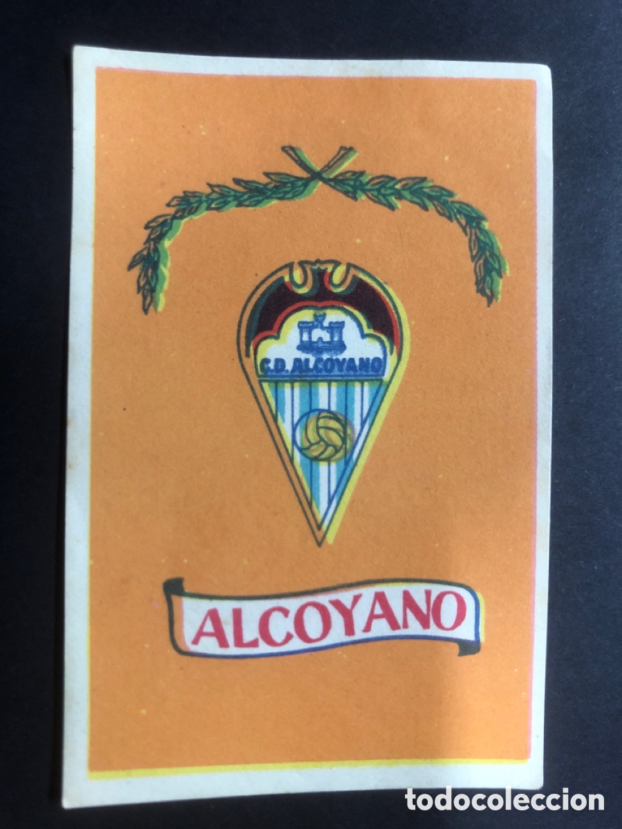 Cartes &agrave; collectionner de Football: CROMO FUTBOL NUNCA PEGADO ESCUDO ALCOYANO 1949-1950 EDITORIAL BRUGUERA