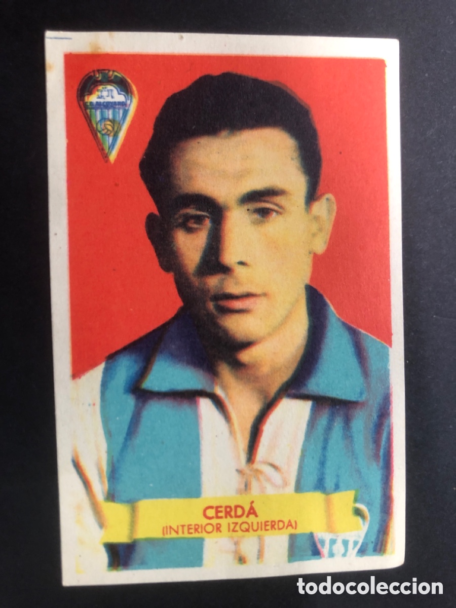 Cartes &agrave; collectionner de Football: CROMO FUTBOL NUNCA PEGADO CERDA ALCOYANO 1949-1950 EDITORIAL BRUGUERA