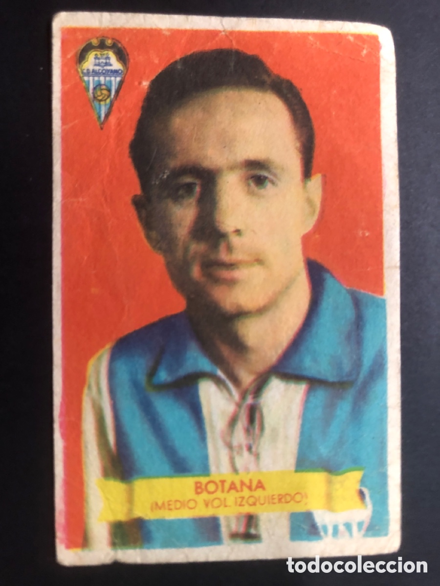 Cartes &agrave; collectionner de Football: CROMO FUTBOL NUNCA PEGADO BOTANA ALCOYANO 1949-1950 EDITORIAL BRUGUERA