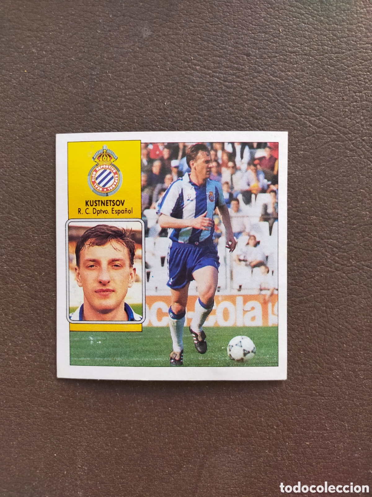 Cromos de f&uacute;tbol: 1992 1993 92 93 ESTE CROMO DESPEGADO ESPA&Ntilde;OL KUSTNETSOV - Foto 1