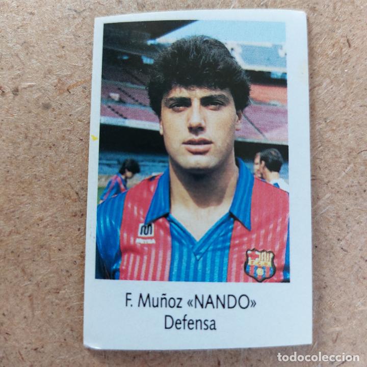 Figurine di Calcio: LIGA F&Uacute;TBOL 91 92 1991 1992 - BIMBO - 17 NANDO - FC. BARCELONA ( NUNCA PEGADO )