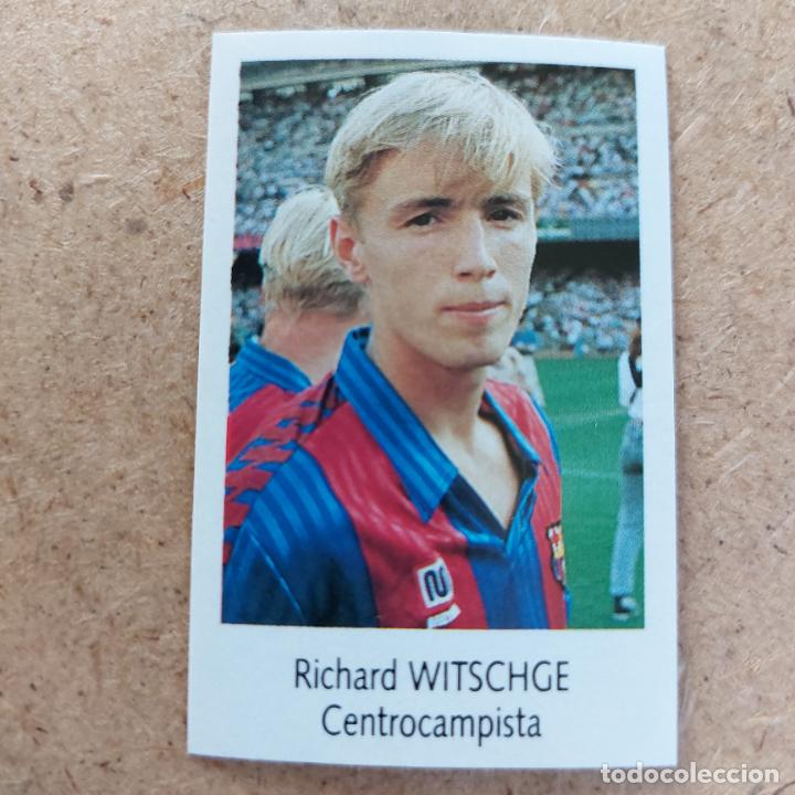 Figurine di Calcio: LIGA F&Uacute;TBOL 91 92 1991 1992 - BIMBO - 21 WITSCHGE - FC. BARCELONA ( NUNCA PEGADO )