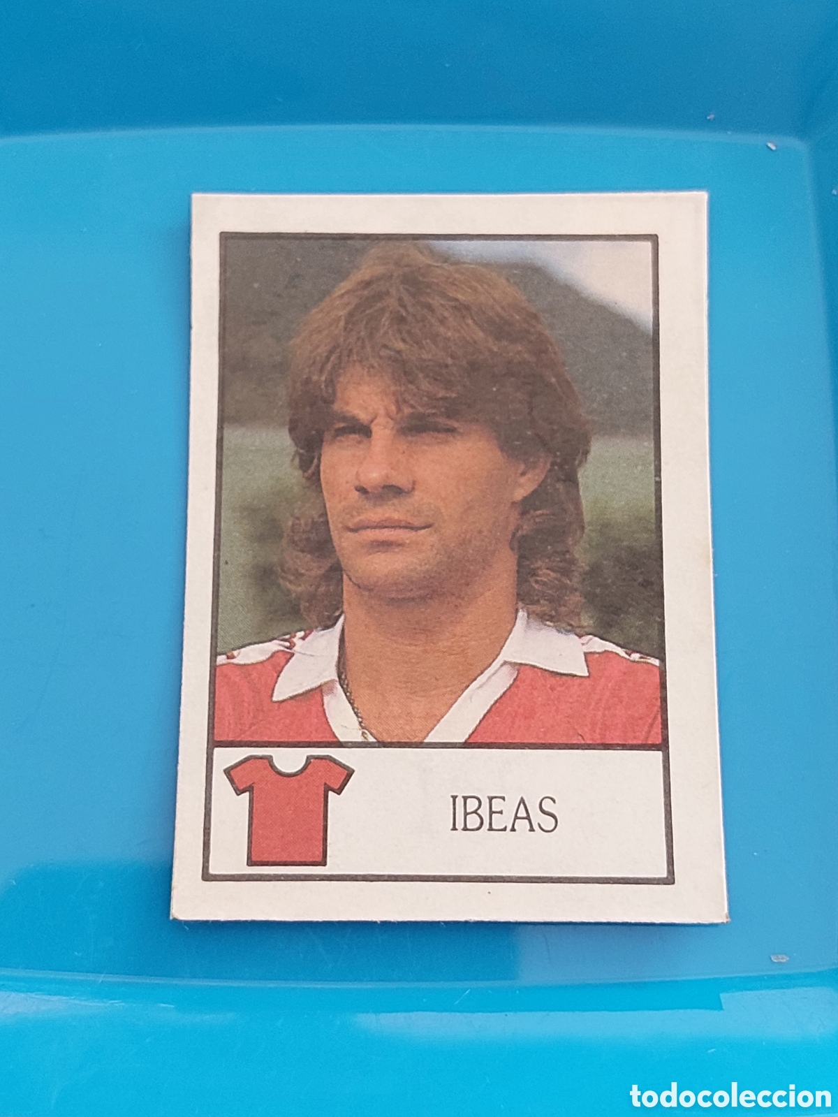Cromos de f&uacute;tbol: BOLLYCAO FUTBOL 87 88 - IBEAS MURCIA - RECUPERADO