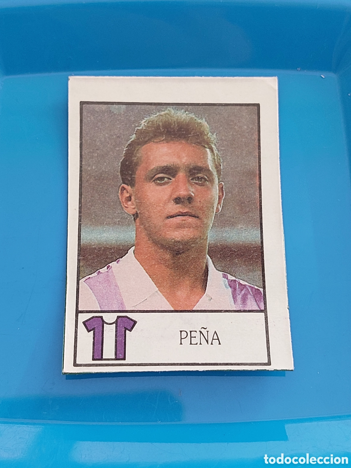 Cromos de f&uacute;tbol: BOLLYCAO FUTBOL 87 88 - PE&Ntilde;A VALLADOLID - RECUPERADO