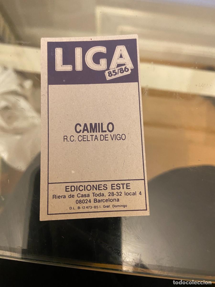 Cromos de f&uacute;tbol: LIGA 85 86 ESTE CAMILO CELTA - Foto 2