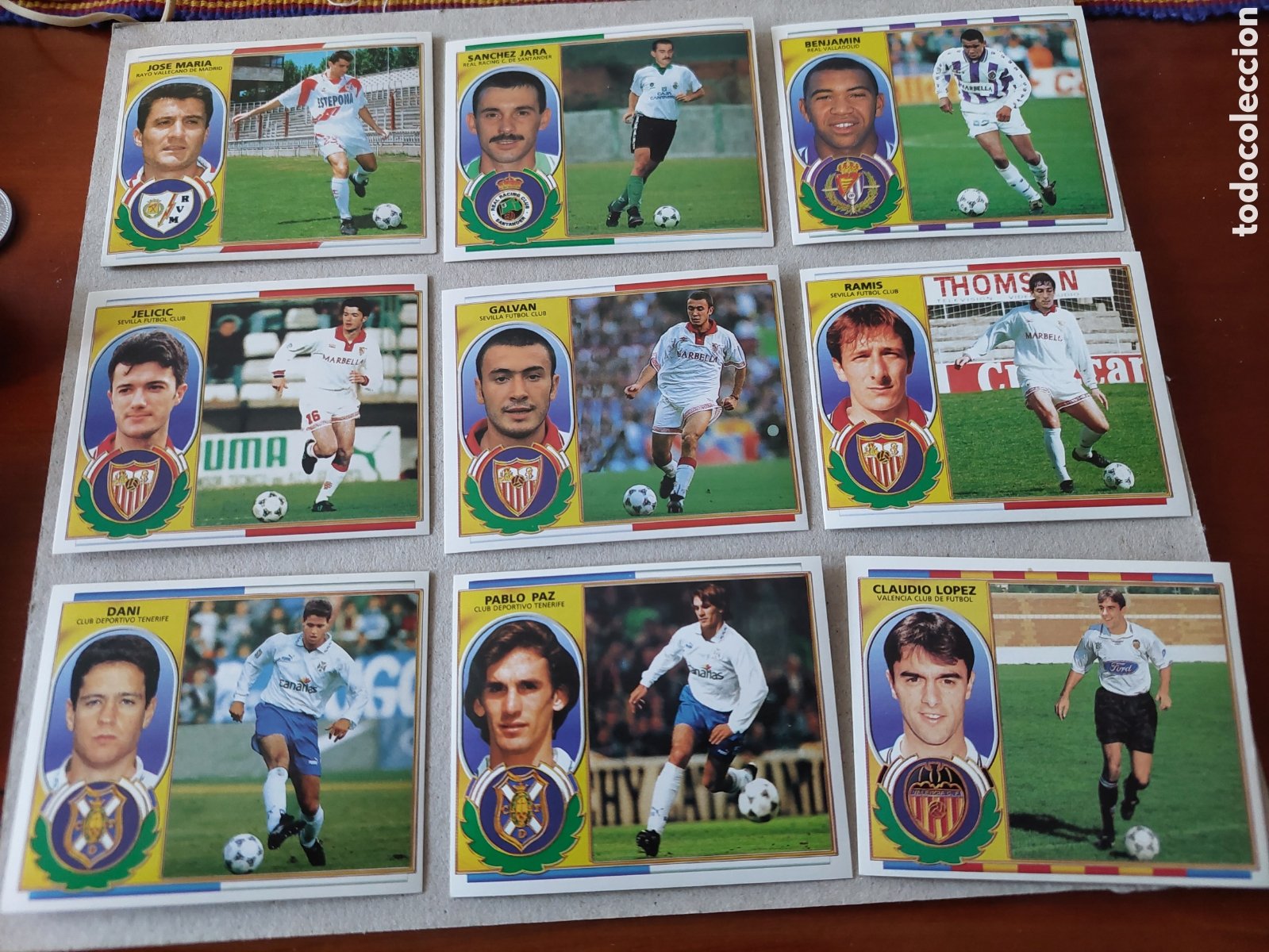 lote de 8 cromos fútbol colección oficial del f - Buy Collectible football  stickers on todocoleccion