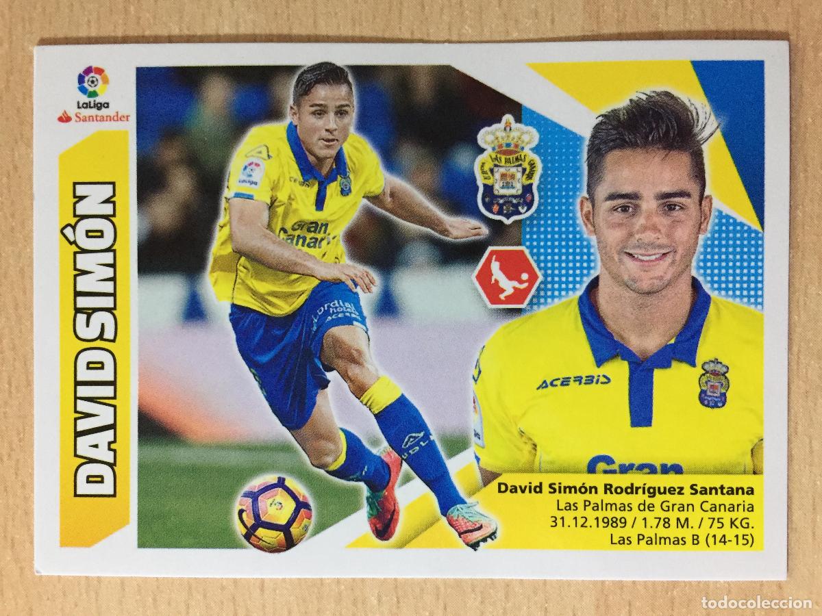 Cromos de f&uacute;tbol: 2017-2018 - 3 DAVID SIMON - UD LAS PALMAS - ESTE - Foto 1