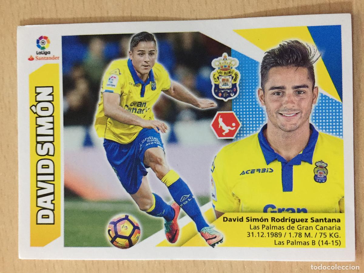Cromos de f&uacute;tbol: 2017-2018 - 3 DAVID SIMON - UD LAS PALMAS - ESTE - Foto 1