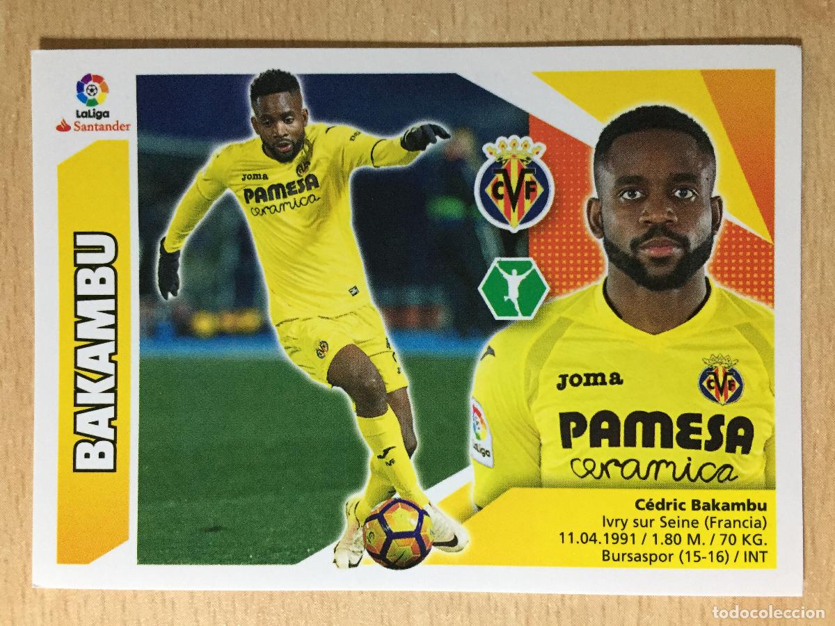 Cromos de f&uacute;tbol: 2017-2018 - 14 BAKAMBU - VILLARREAL CF - ESTE - Foto 1