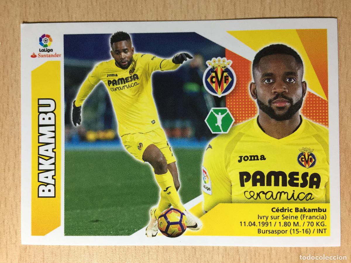 Cromos de f&uacute;tbol: 2017-2018 - 14 BAKAMBU - VILLARREAL CF - ESTE - Foto 1