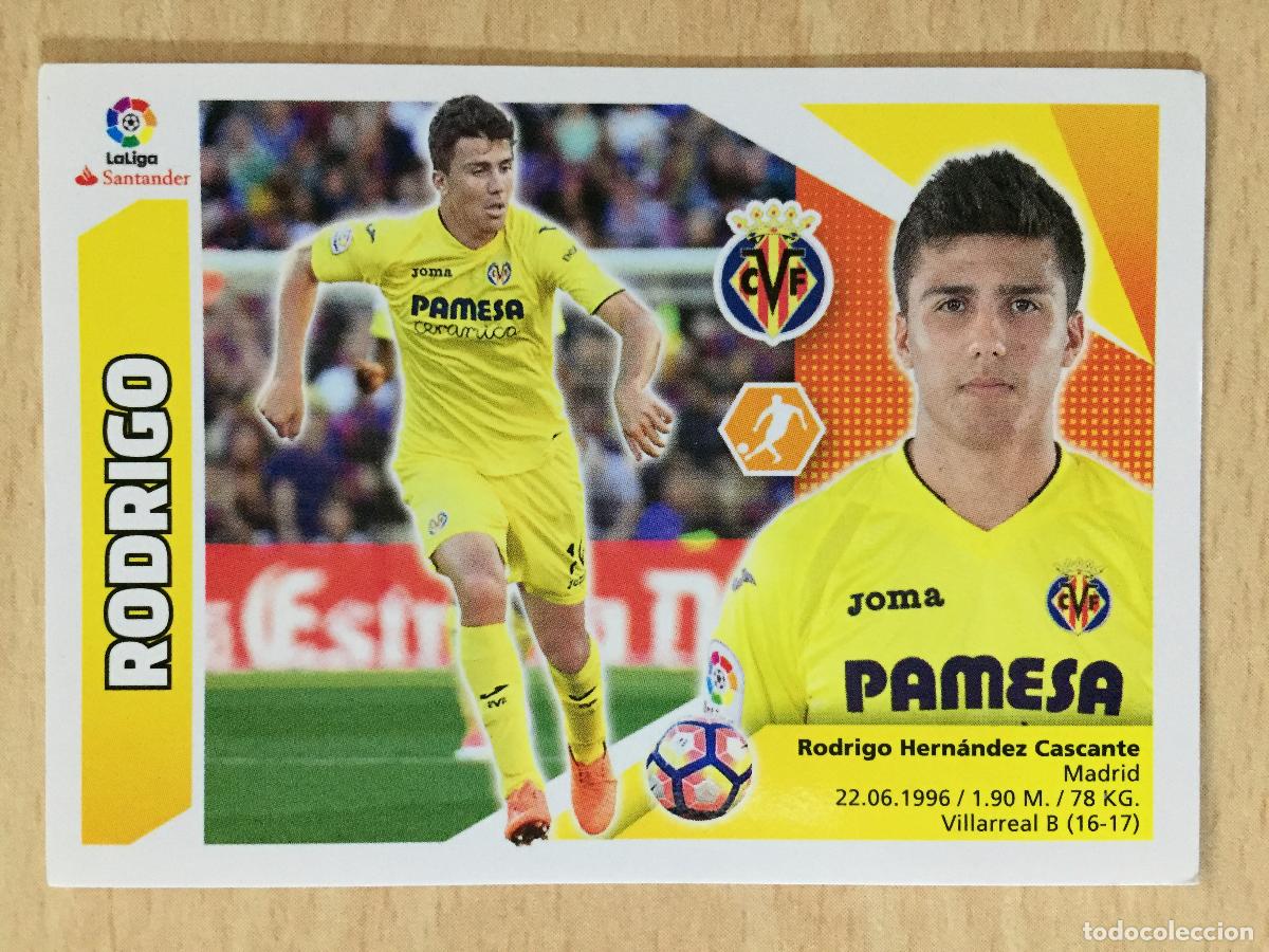 Football Stickers: 2017-2018 - 10A RODRIGO - VILLARREAL CF - ESTE