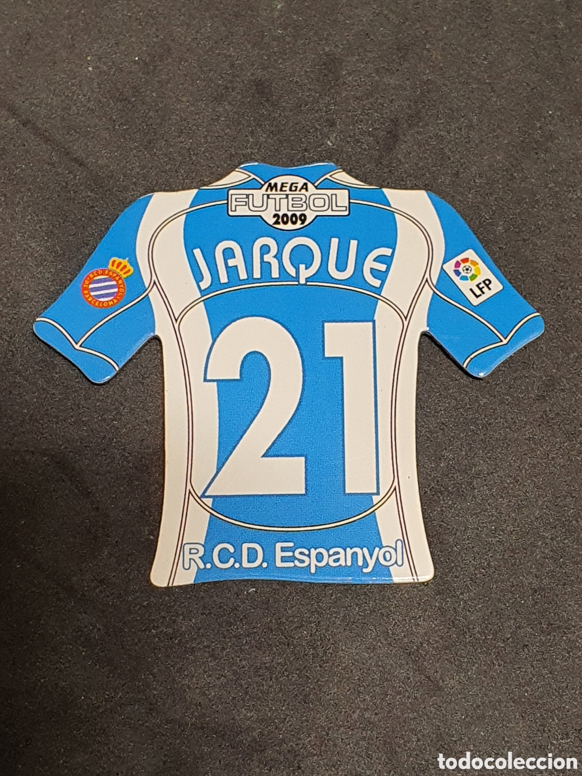 Cromos de f&uacute;tbol: Mega f&uacute;tbol magnets 2008-09 Jarque n&deg; 21 camiseta im&aacute;n