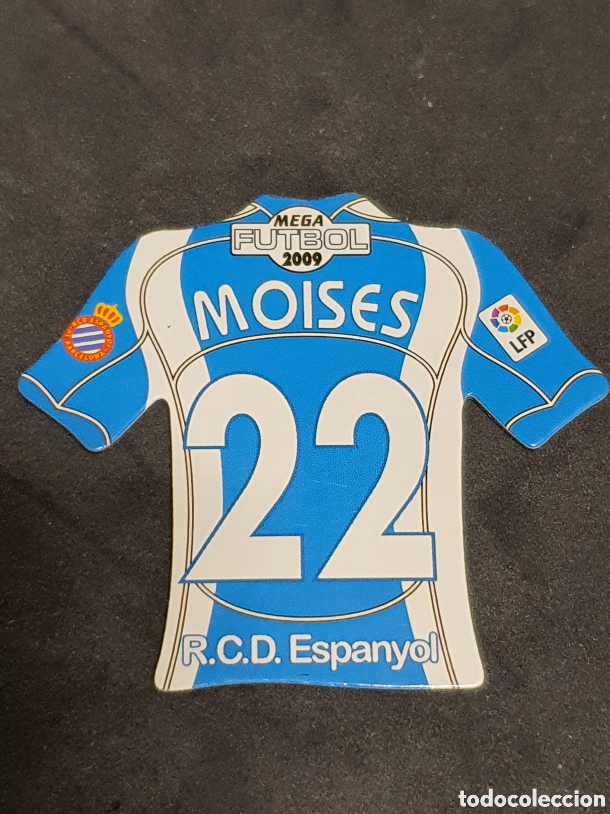 Figurine di Calcio: Mega f&uacute;tbol magnets 2008-09 Mois&eacute;s n&deg; 22 camiseta im&aacute;n