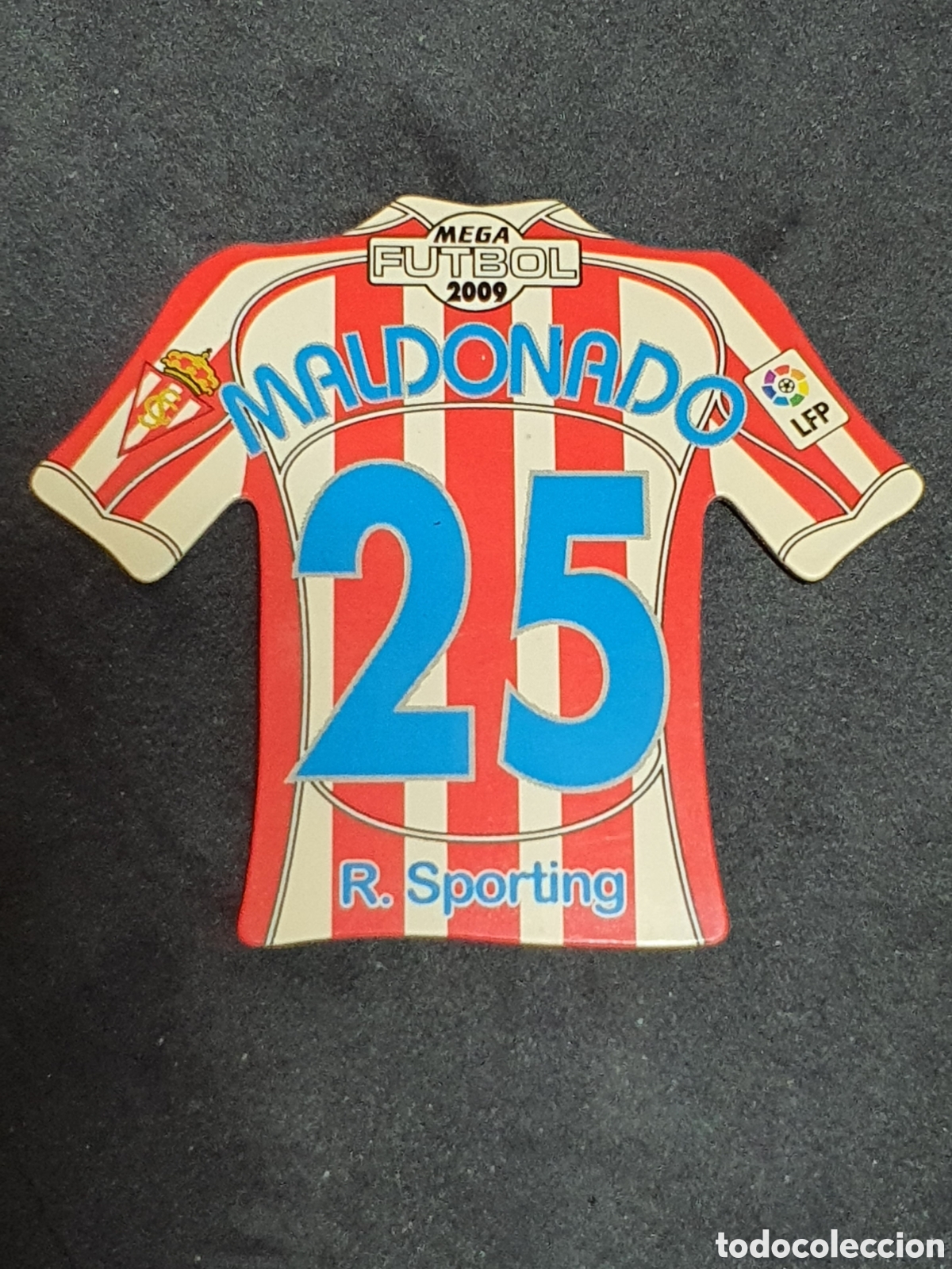 Football Stickers: Mega f&uacute;tbol magnets 2008-09 Maldonado n&deg; 25 camiseta im&aacute;n