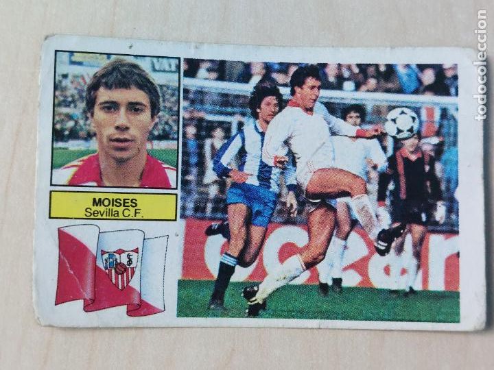 Cromos de f&uacute;tbol: EDICIONES ESTE 82 83 BAJA - MOISES - CROMO - SEVILLA - Foto 1