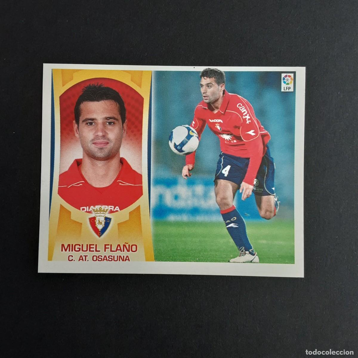 Cromos de f&uacute;tbol: CROMO LIGA 2009 2010 09 10 COLECCIONES ESTE PANINI N&ordm;5A MIGUEL FLA&Ntilde;O-OSASUNA NUNCA PEGADO