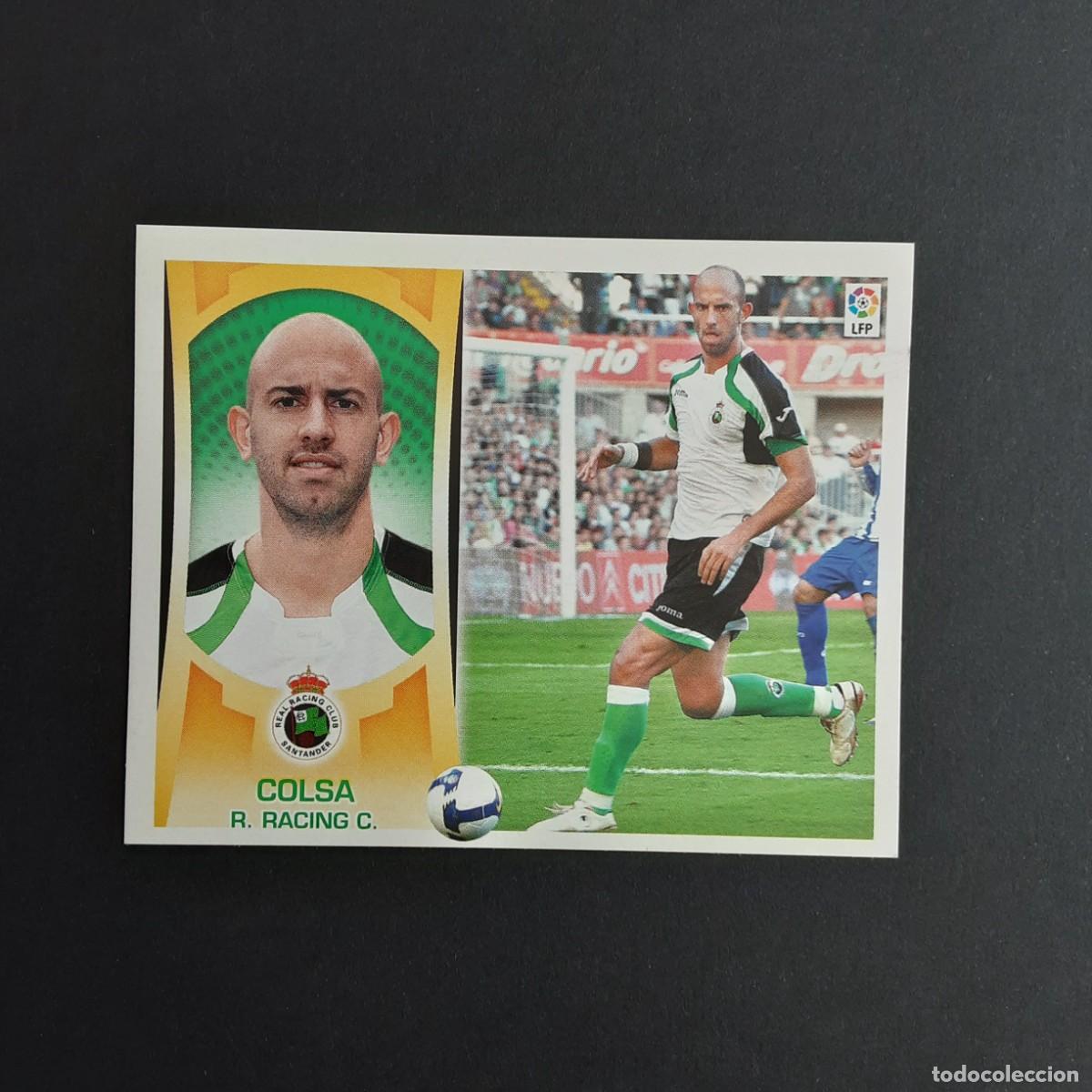 Football Stickers: CROMO LIGA 2009 2010 09 10 COLECCIONES ESTE PANINI N&ordm;9 COLSA-SANTANDER NUNCA PEGADO