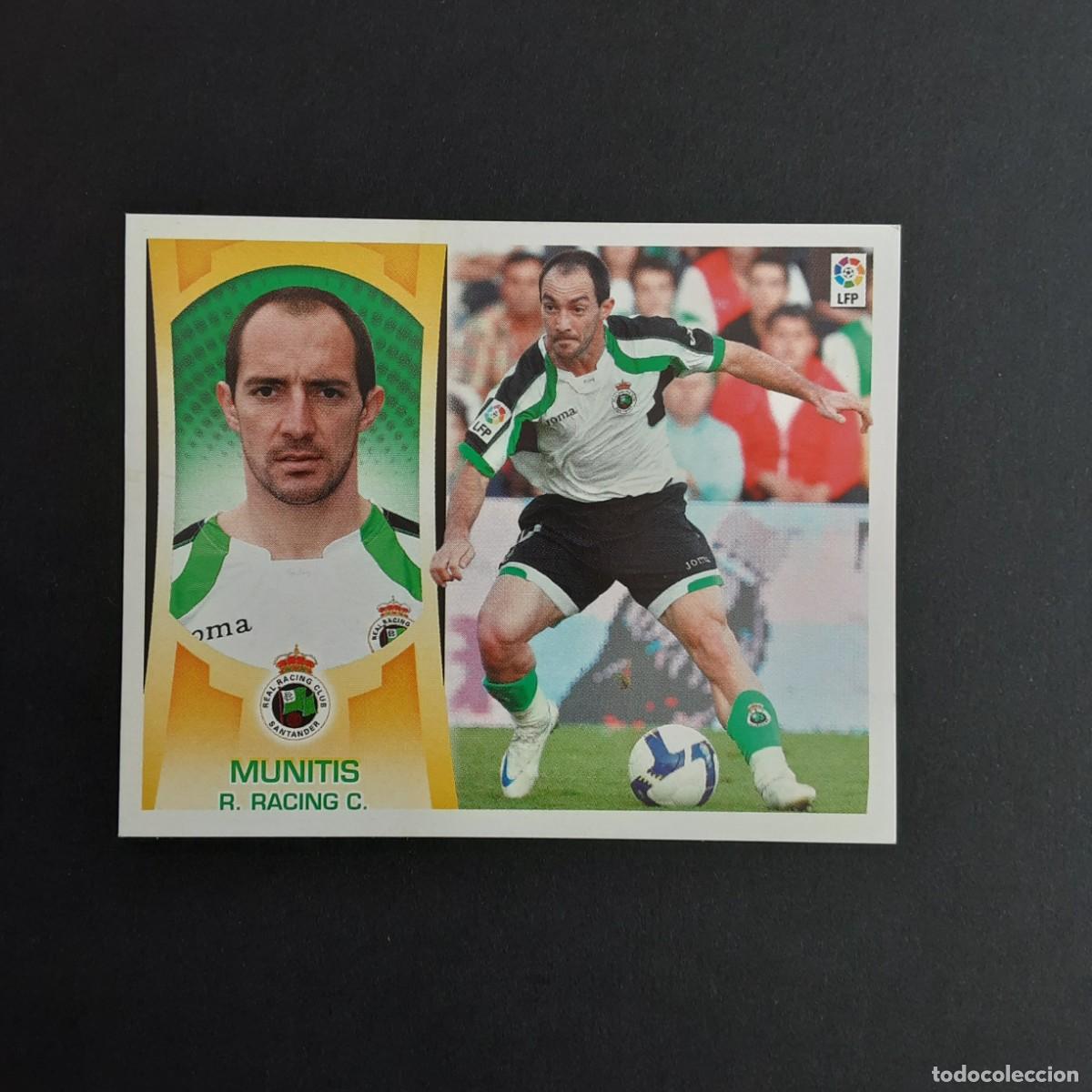Football Stickers: CROMO LIGA 2009 2010 09 10 COLECCIONES ESTE PANINI N&ordm;15 MUNITIS-SANTANDER NUNCA PEGADO
