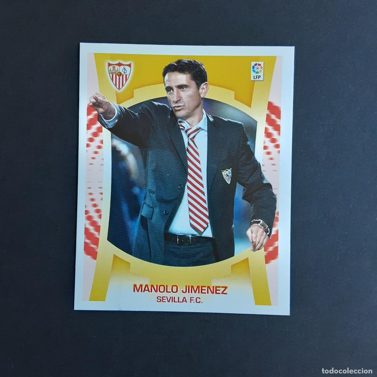Cromos de f&uacute;tbol: CROMO LIGA 2009 2010 09 10 COLECCIONES ESTE PANINI ENTRENADOR JIMENEZ-SEVILLA NUNCA PEGADO