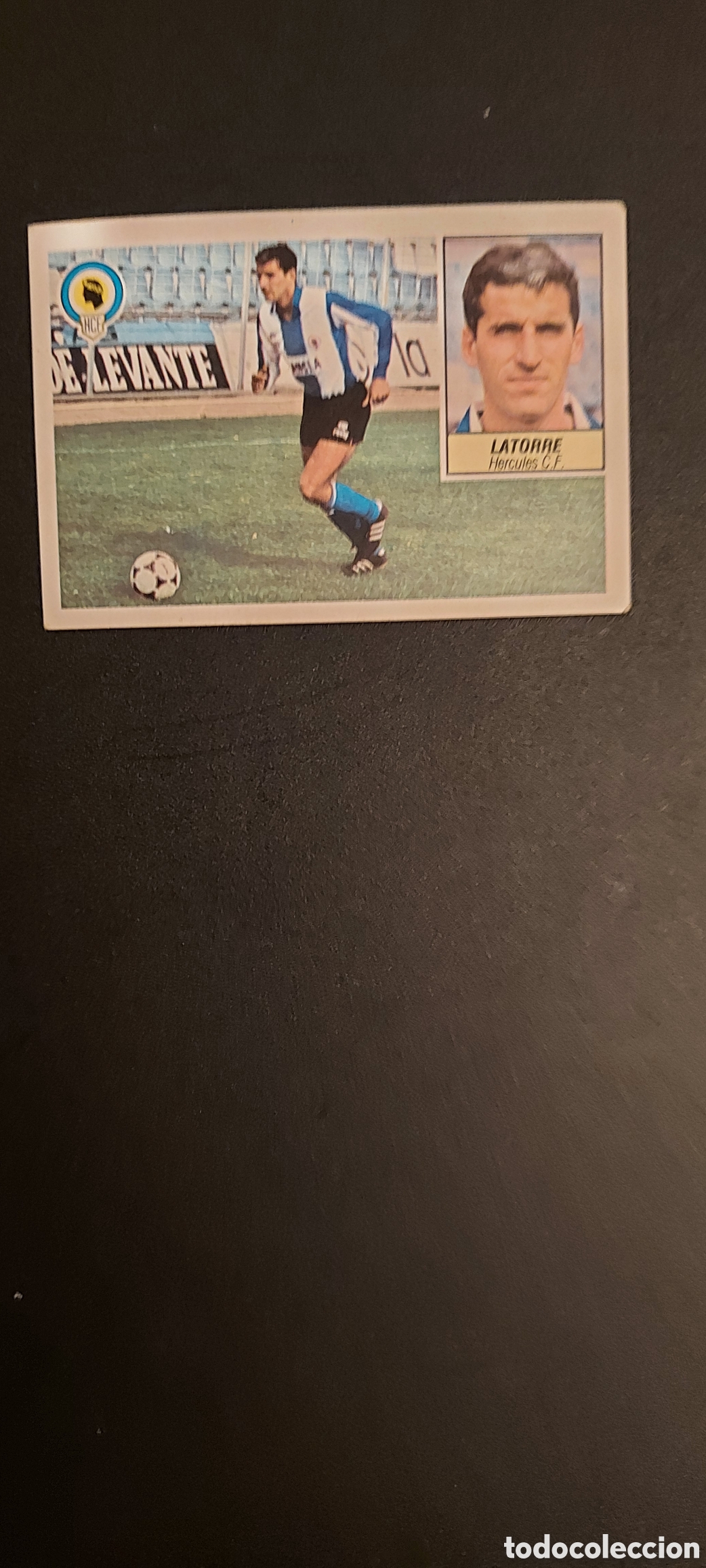 Fu&szlig;ball-Sticker: LATORRE H&Eacute;RCULES LIGA ESTE 1984/85 84 85 NUEVO SIN PEGAR