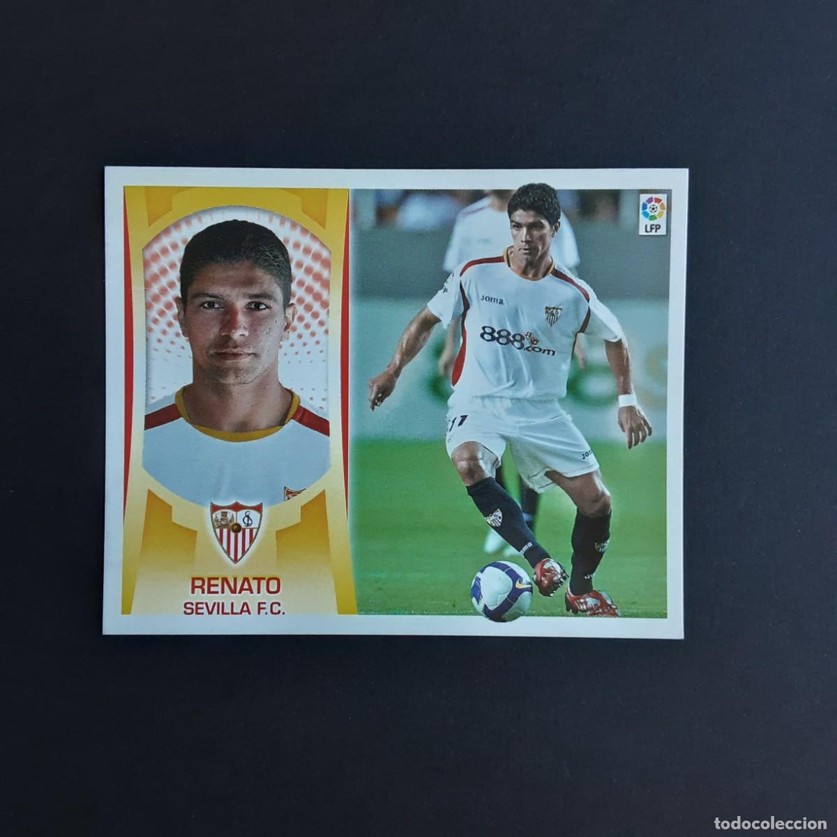Football Stickers: CROMO LIGA 2009 2010 09 10 COLECCIONES ESTE PANINI N&ordm;10 RENATO-SEVILLA NUNCA PEGADO