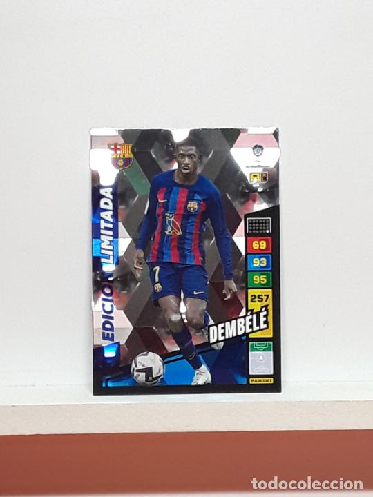 Fu&szlig;ball-Sticker: ADRENALYN 2022 2023 22 23 ALBUM PANINI LIGA N BARCELONA EDICION LIMITADA DEMBELE