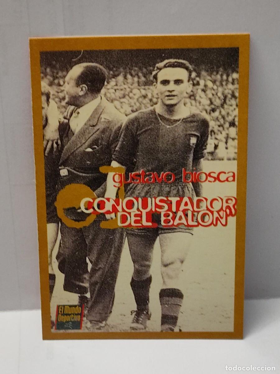Fu&szlig;ball-Sticker: Cromo EL MUNDO DEPORTIVO 1995 - &Aacute;LBUM DE ORO DEL BAR&Ccedil;A- BIOSCA CONQUISTADOR DEL BALON