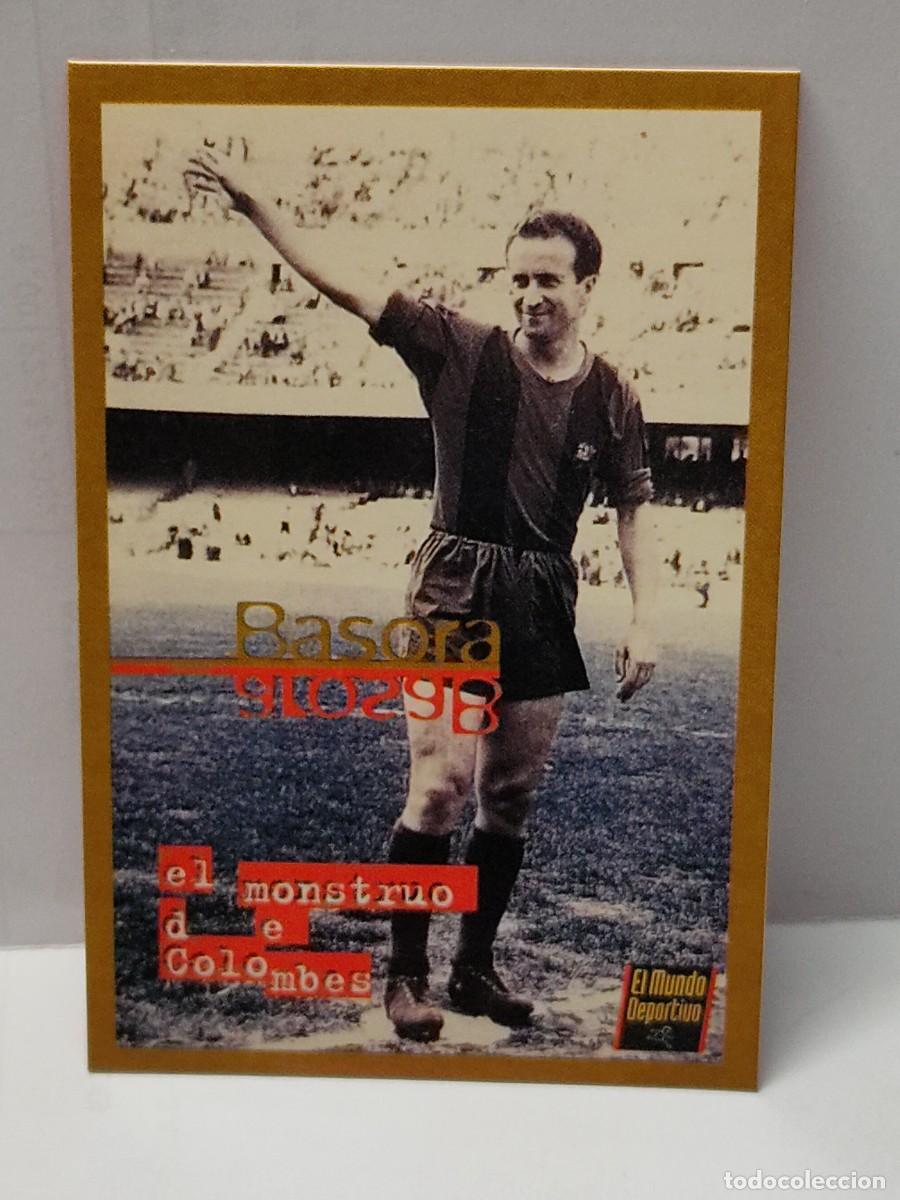 Fu&szlig;ball-Sticker: Cromo EL MUNDO DEPORTIVO 1995 - &Aacute;LBUM DE ORO DEL BAR&Ccedil;A- BASORA EL MONSTRUO DE COLOMBES