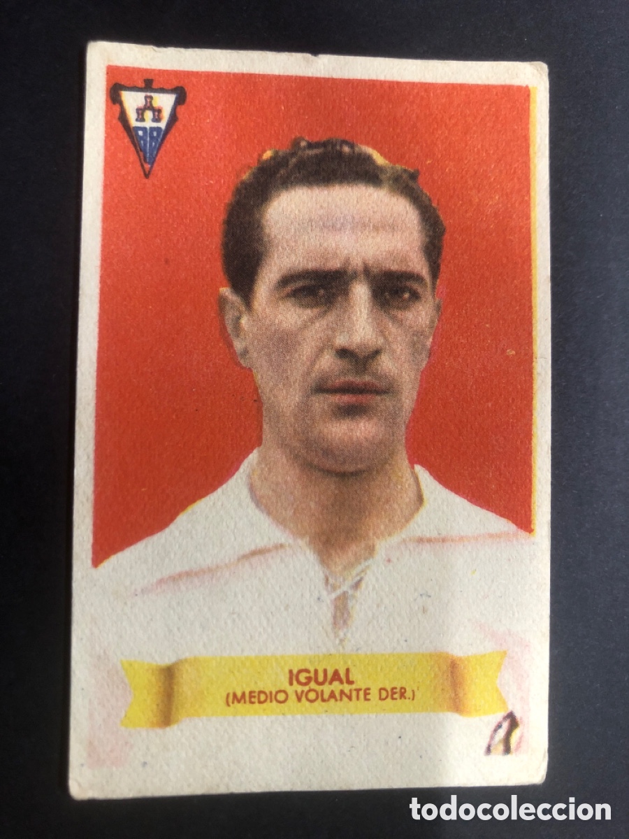 Cartes &agrave; collectionner de Football: CROMO FUTBOL NUNCA PEGADO IGUAL ALBACETE 1949-1950 EDITORIAL BRUGUERA