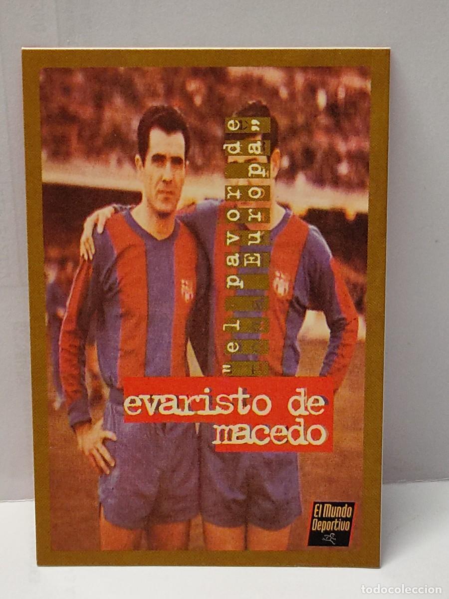 Fu&szlig;ball-Sticker: Cromo EL MUNDO DEPORTIVO 1995 - &Aacute;LBUM DE ORO DEL BAR&Ccedil;A-EVARISTO PAVOR DE EUROPA