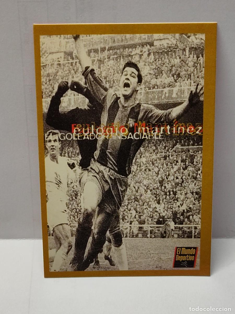 Fu&szlig;ball-Sticker: Cromo EL MUNDO DEPORTIVO 1995 - &Aacute;LBUM DE ORO DEL BAR&Ccedil;A- EULOGIO GOLEADOR INSACIABLE