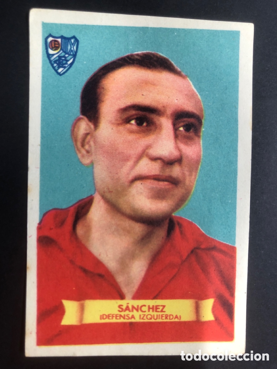 Cartes &agrave; collectionner de Football: CROMO FUTBOL NUNCA PEGADO SANCHEZ ERALDIO 1949-1950 EDITORIAL BRUGUERA