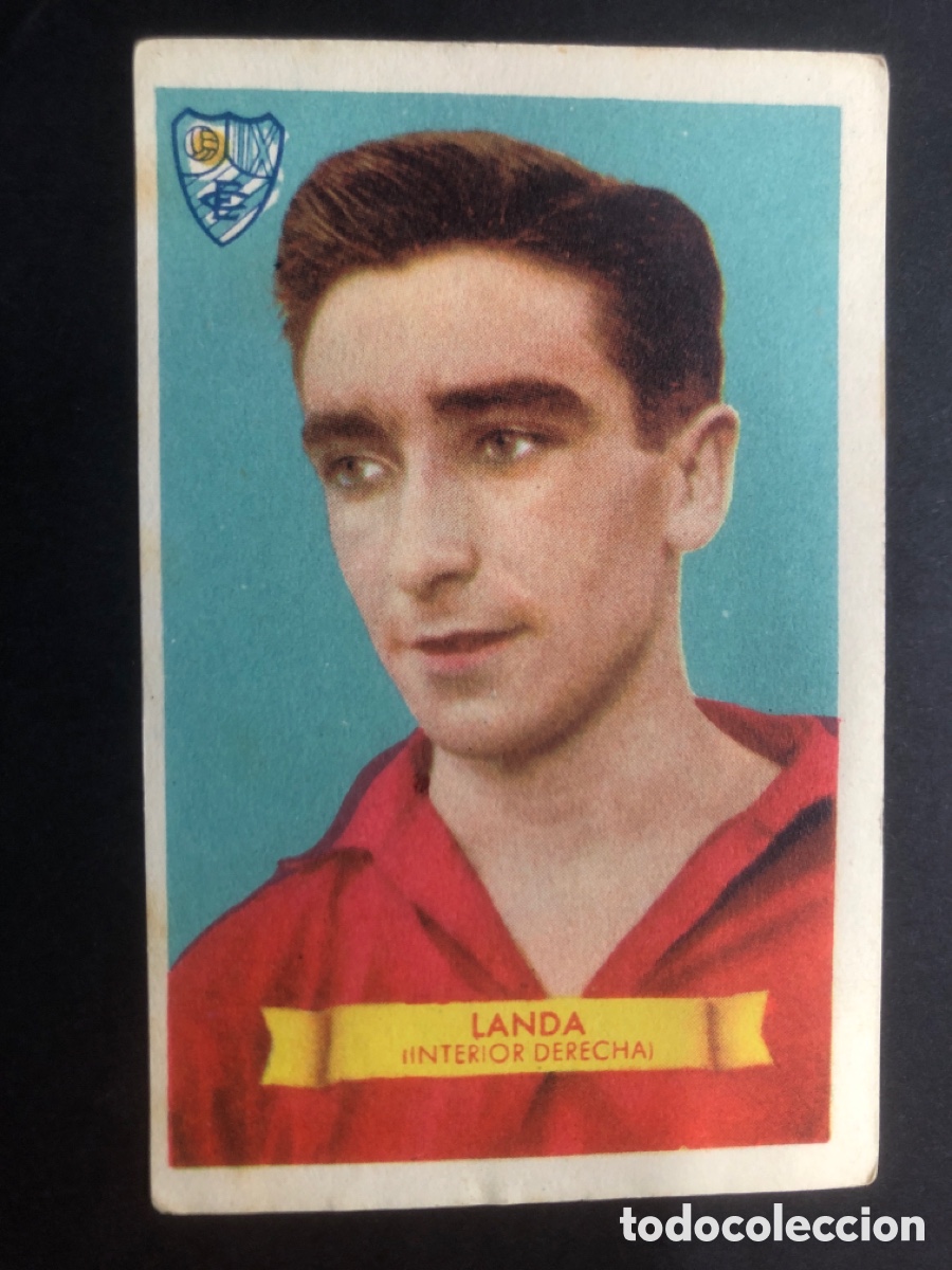 Cartes &agrave; collectionner de Football: CROMO FUTBOL NUNCA PEGADO LANDA ERALDIO 1949-1950 EDITORIAL BRUGUERA
