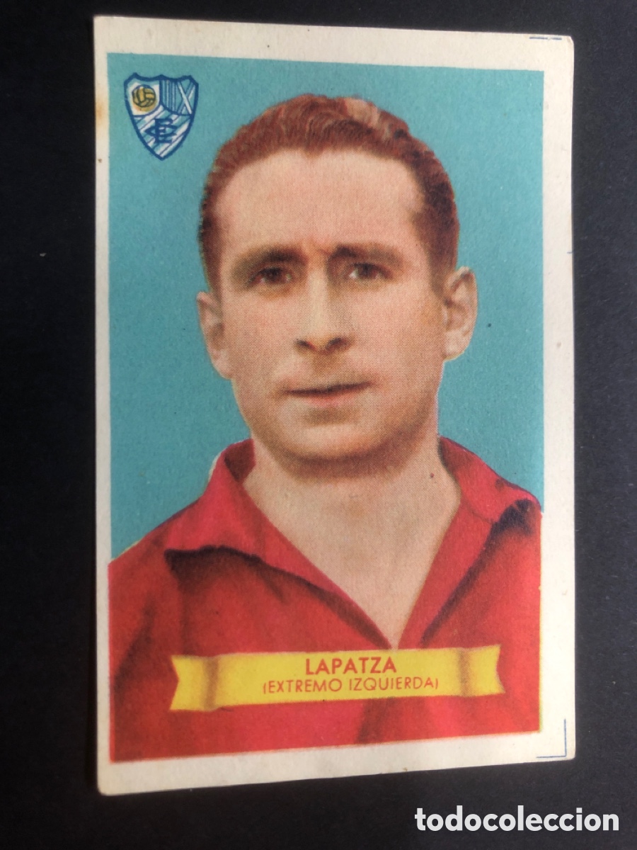 Football Stickers: CROMO FUTBOL NUNCA PEGADO LAPATZA ERALDIO 1949-1950 EDITORIAL BRUGUERA