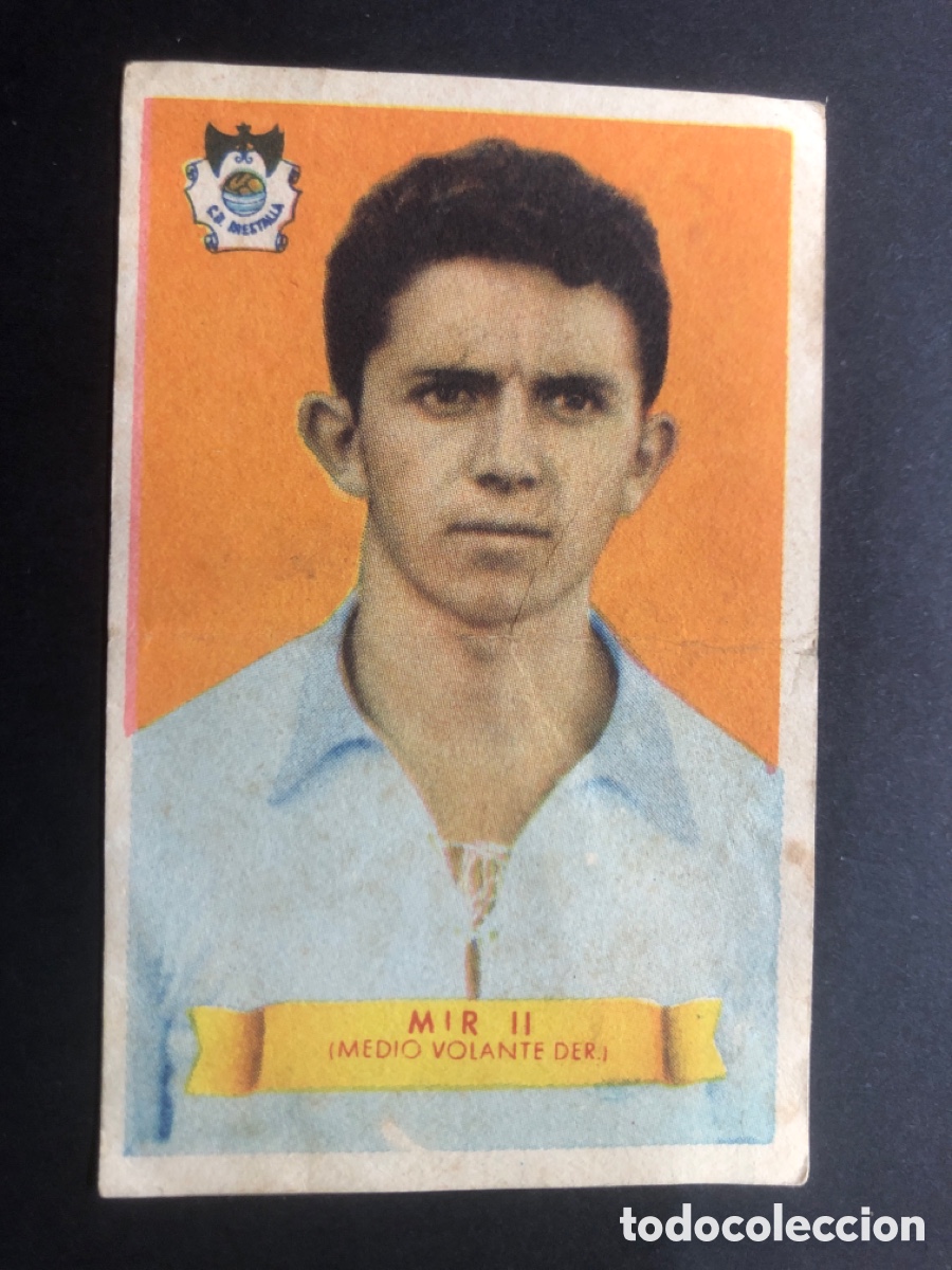 Football Stickers: CROMO FUTBOL NUNCA PEGADO MIR MESTALLA 1949-1950 EDITORIAL BRUGUERA