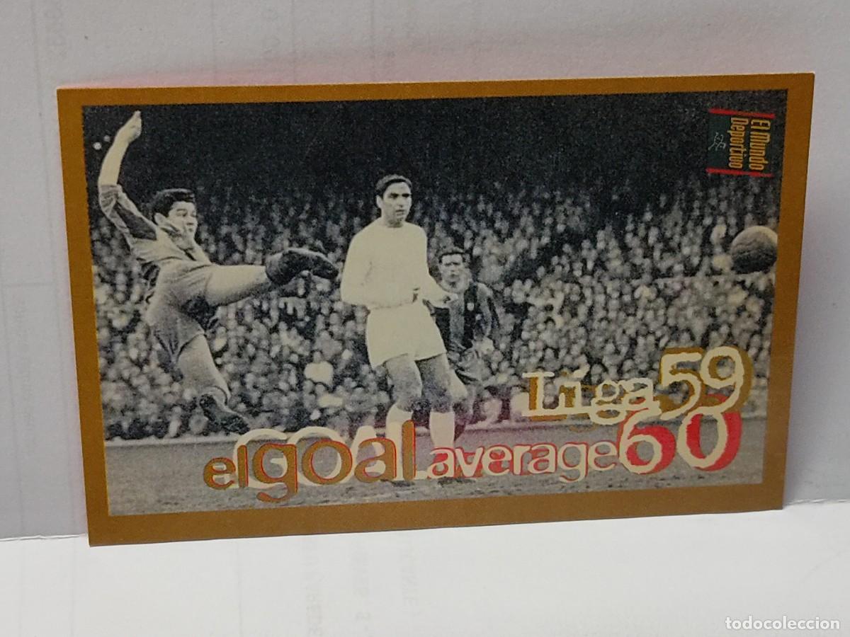 Fu&szlig;ball-Sticker: Cromo EL MUNDO DEPORTIVO 1995 - &Aacute;LBUM DE ORO DEL BAR&Ccedil;A-LIGA 59/60 EL GOALAVERAGE