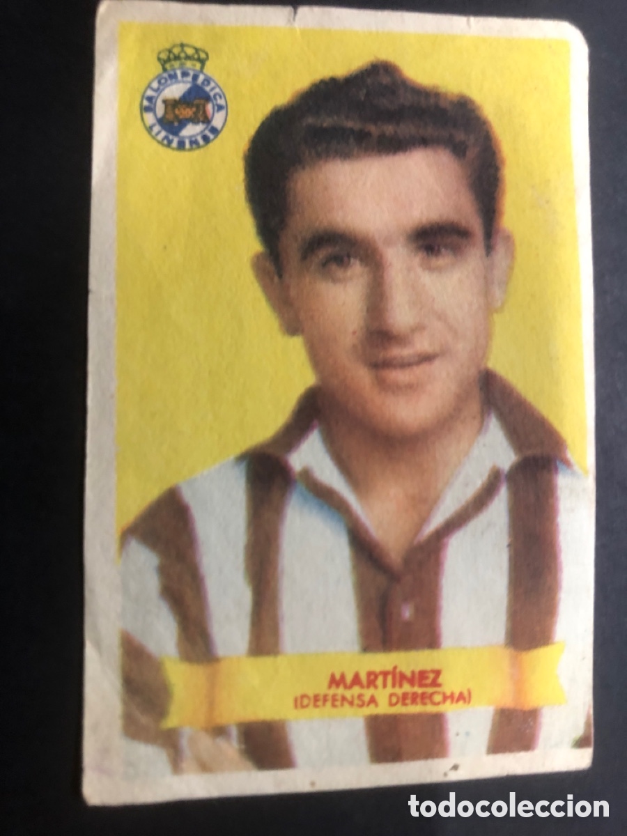 Football Stickers: CROMO FUTBOL NUNCA PEGADO MARTINEZ LINARES 1949-1950 EDITORIAL BRUGUERA