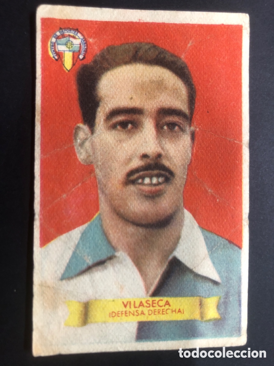Fu&szlig;ball-Sticker: CROMO FUTBOL VILASECA 1949-1950 EDITORIAL BRUGUERA