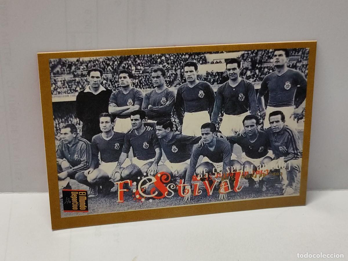 Cartes &agrave; collectionner de Football: Cromo EL MUNDO DEPORTIVO 1995 - &Aacute;LBUM DE ORO DEL BAR&Ccedil;A - COPA DE FERIAS 55/58 FESTIVAL
