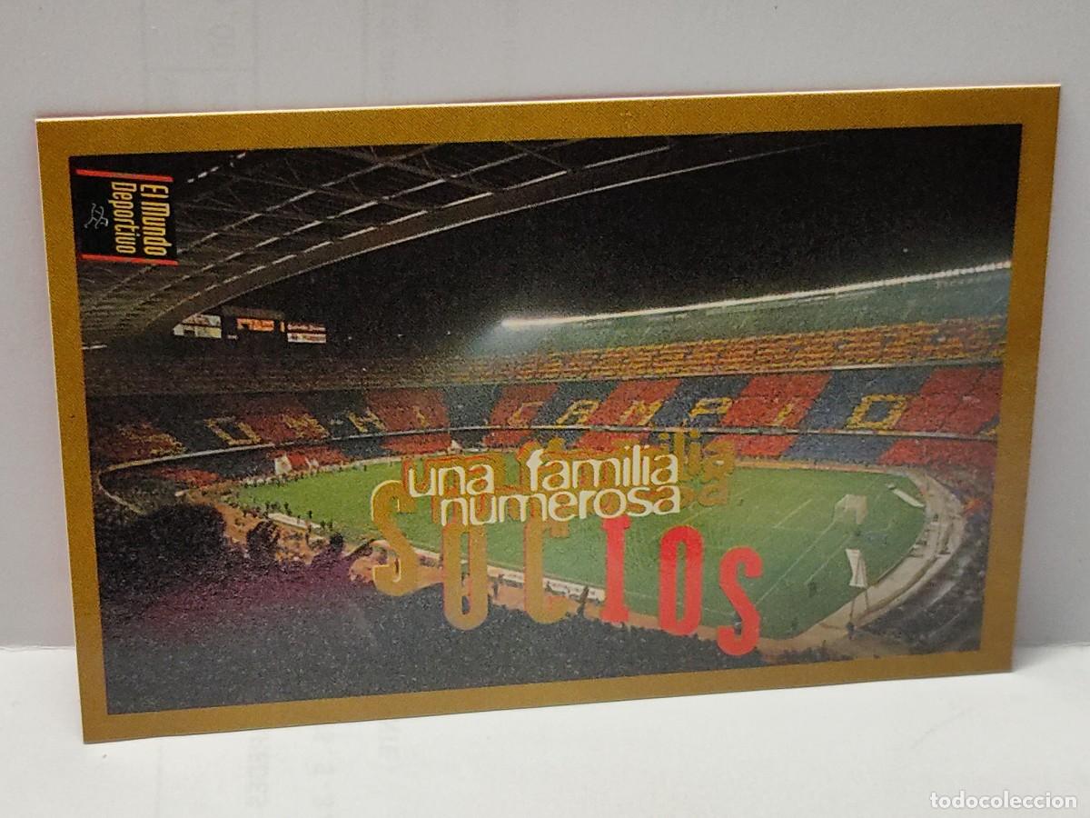 Cartes &agrave; collectionner de Football: Cromo EL MUNDO DEPORTIVO 1995 - &Aacute;LBUM DE ORO DEL BAR&Ccedil;A - UNA FAMILIA NUMEROSA SOCIOS