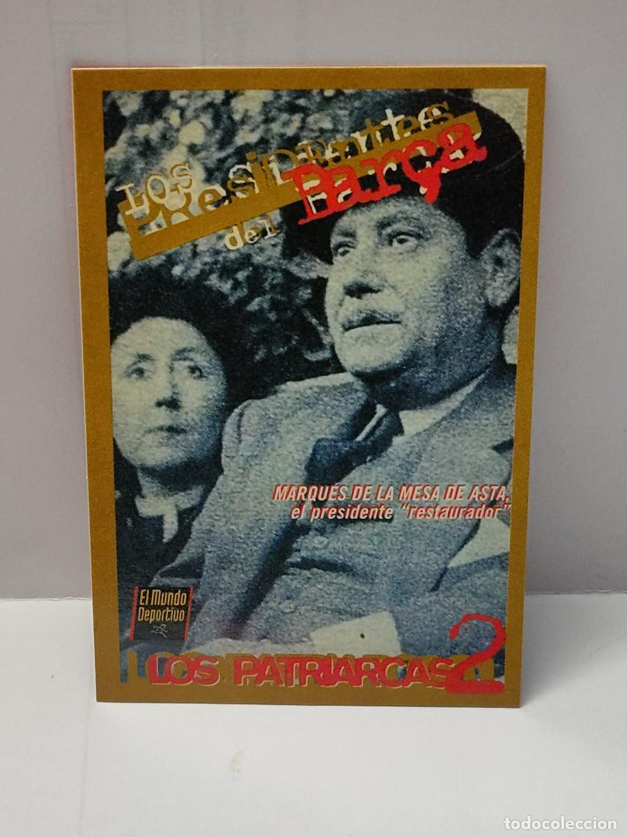 Cartes &agrave; collectionner de Football: Cromo EL MUNDO DEPORTIVO 1995 - &Aacute;LBUM DE ORO DEL BAR&Ccedil;A - LOS PRESIDENTES DEL BAR&Ccedil;A