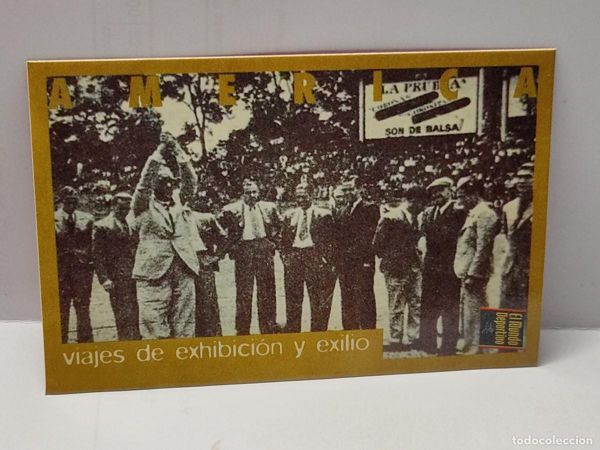 Cartes &agrave; collectionner de Football: Cromo EL MUNDO DEPORTIVO 1995 - &Aacute;LBUM DE ORO DEL BAR&Ccedil;A - AM&Eacute;RICA VIAJES DE EXHIBICI&Oacute;N Y EXILIO