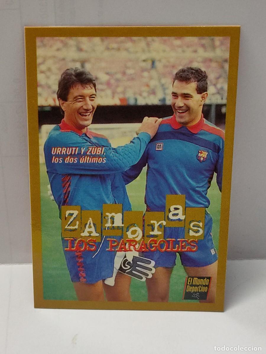 Cartes &agrave; collectionner de Football: Cromo EL MUNDO DEPORTIVO 1995 - &Aacute;LBUM DE ORO DEL BAR&Ccedil;A - ZAMORAS LOS PARAGOLES