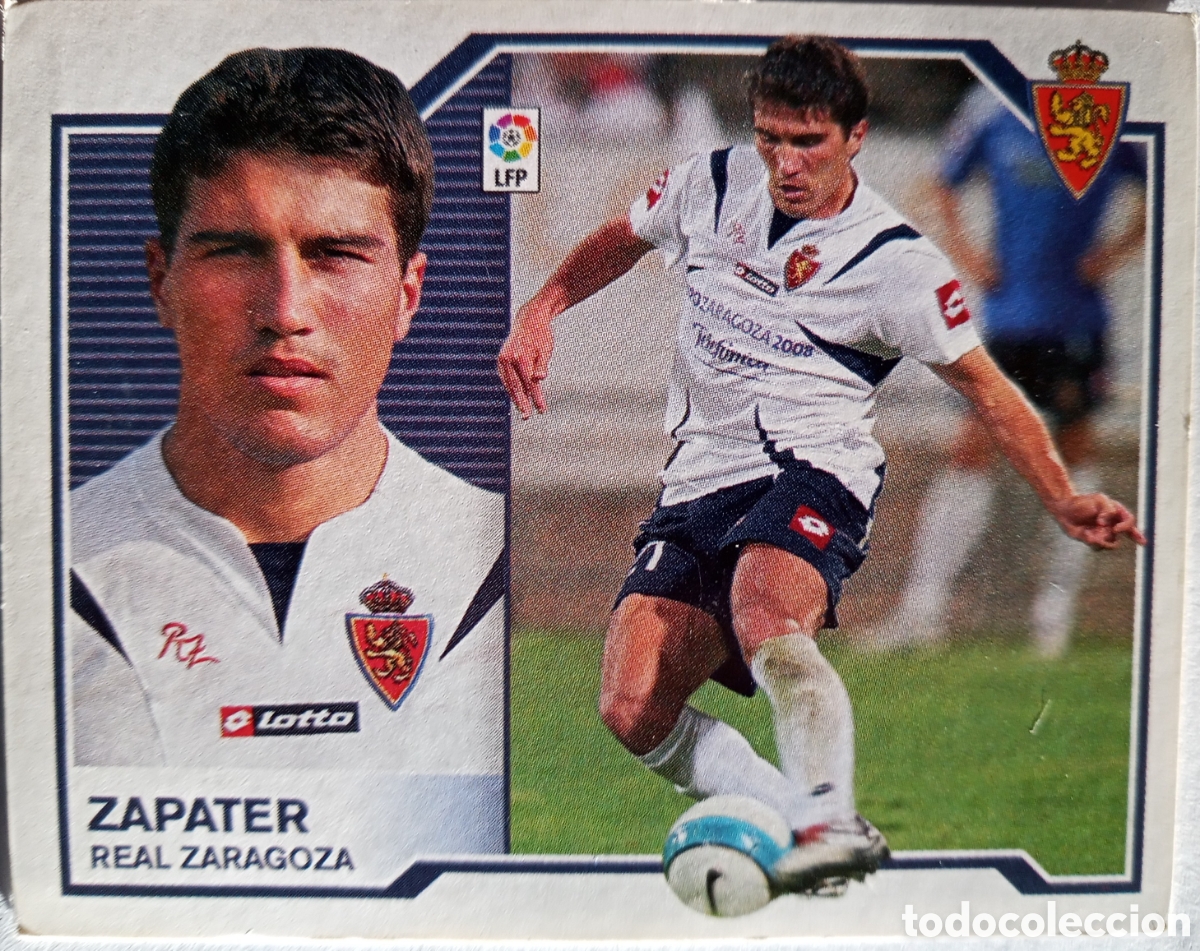 Figurine di Calcio: CROMO ZAPATER. REAL ZARAGOZA.07-08