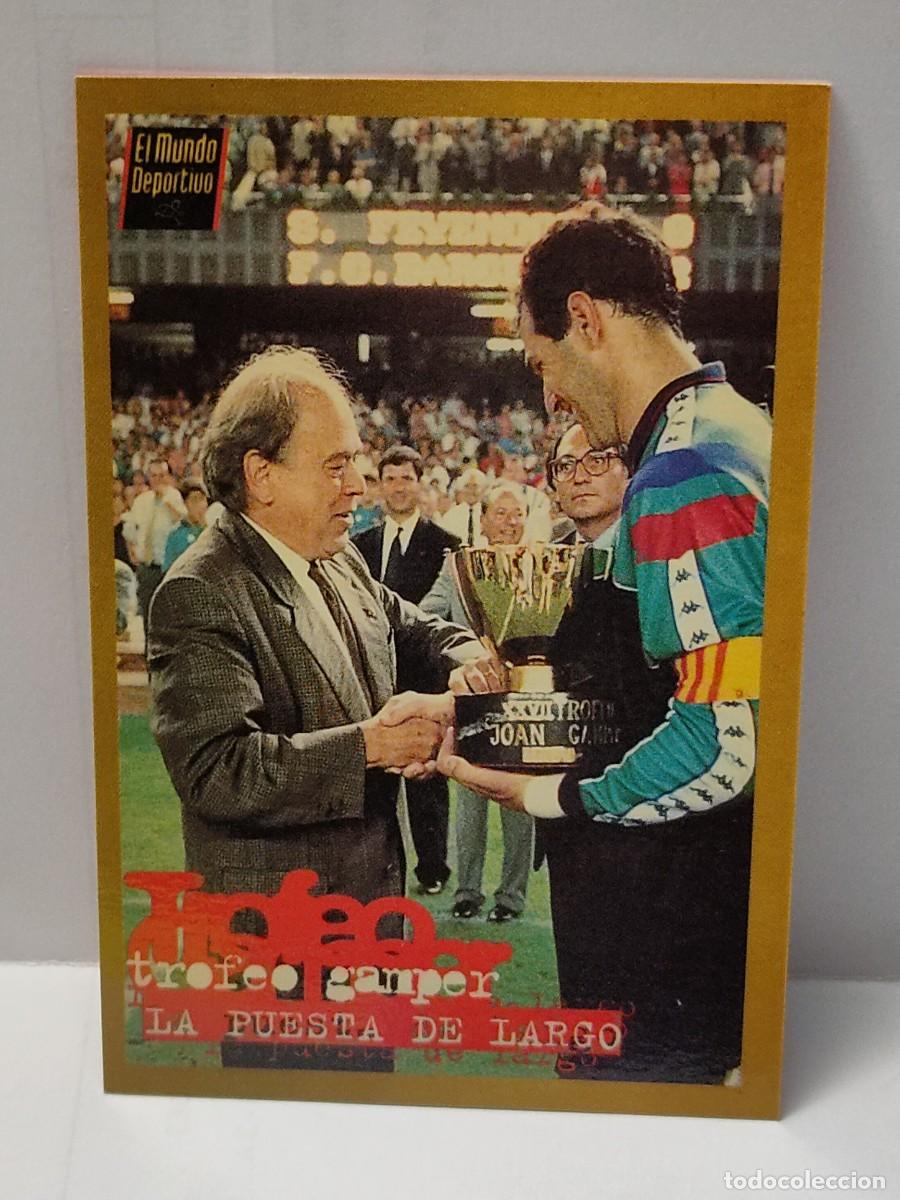 Cartes &agrave; collectionner de Football: Cromo EL MUNDO DEPORTIVO 1995 - &Aacute;LBUM DE ORO DEL BAR&Ccedil;A - TROFEO GAMPER PUESTA DE LARGO