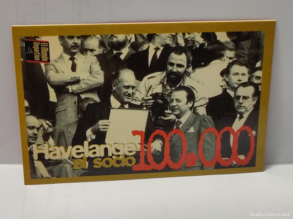 Cartes &agrave; collectionner de Football: Cromo EL MUNDO DEPORTIVO 1995 - &Aacute;LBUM DE ORO DEL BAR&Ccedil;A - HAVELANGE EL SOCIO 100000